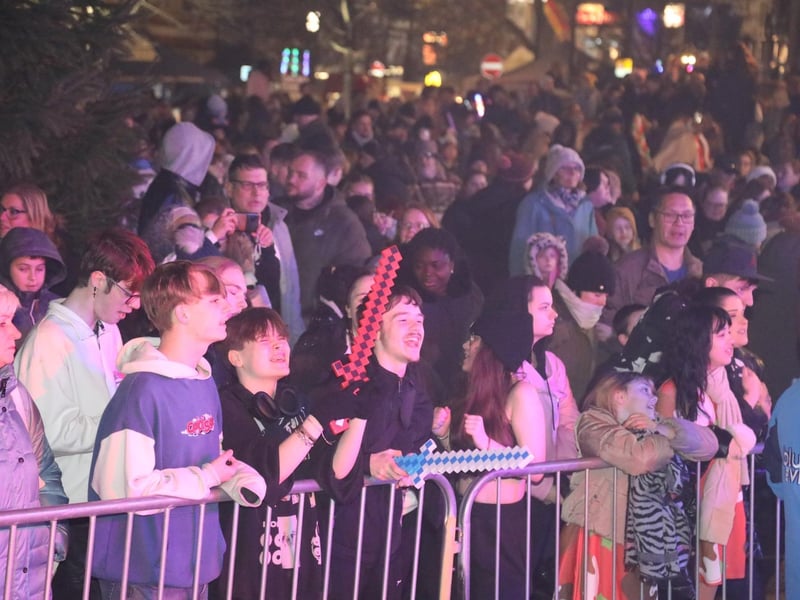 PICTURE SPECIAL: Kettering Christmas lights switch on event 2024