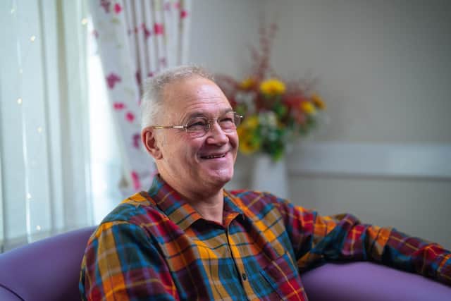 Edwin Helm fondly recalls how he was able to marry the love of his life, thanks to the support of Cransley Hospice.