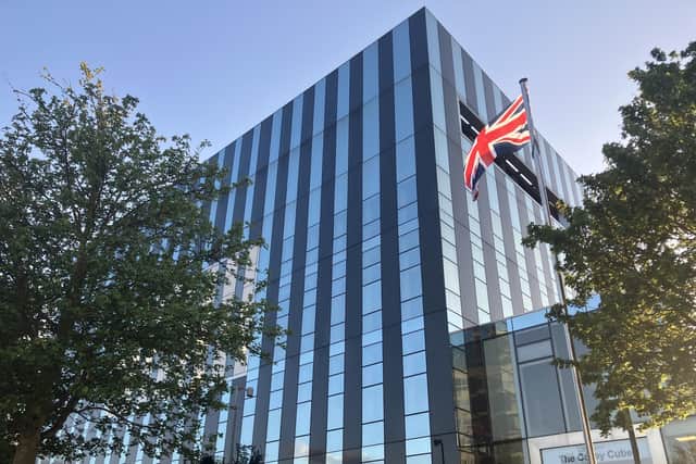 The Corby Cube, North Northamptonshire Council. Credit: Nadia Lincoln LDRS