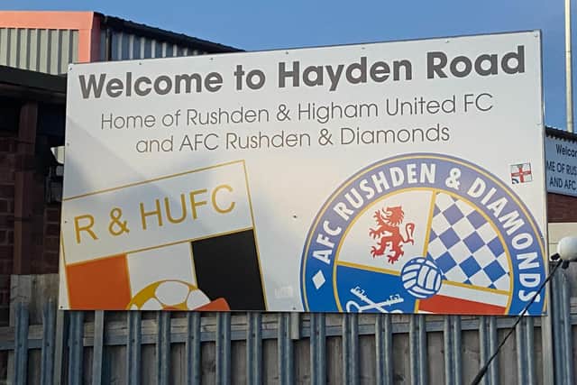 AFC Rushden & Diamonds host Stourbridge at Hayden Road on Saturday