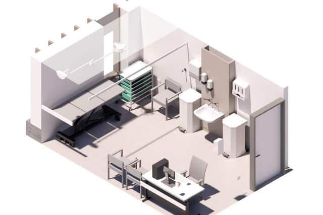 What one of the consulting rooms could look like. Image: KGH / AECOM