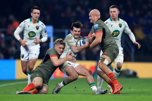 Saints lost to Harlequins at Twickenham in December 2021 (photo by David Rogers/Getty Images)