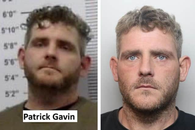 Patrick Gavin has absconded from HMP Sudbury /Derbyshire Police/Northants Police