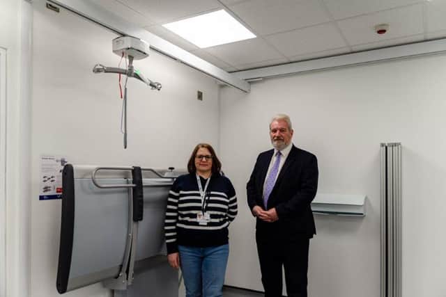 Denise York (left) and Cllr Graham Lawman (Right)