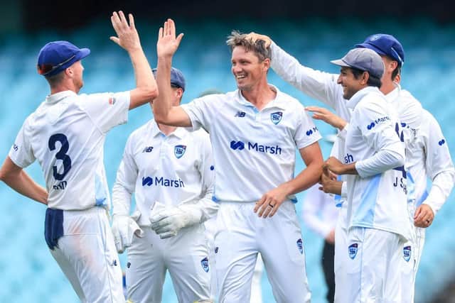 Chris Tremain is enjoying a great Sheffield Shield campaign with New South Wales (Photo by Mark Evans/Getty Images)