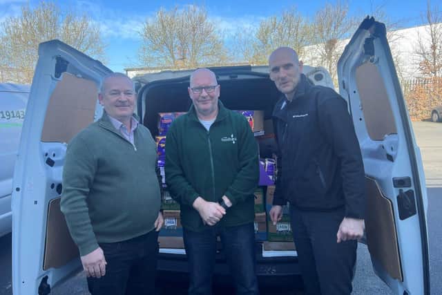 Matt Goodier, VolkerFitzpatrick, Martin Langford, Corby Foodbank, David Rowell, VolkerFitzpatrick