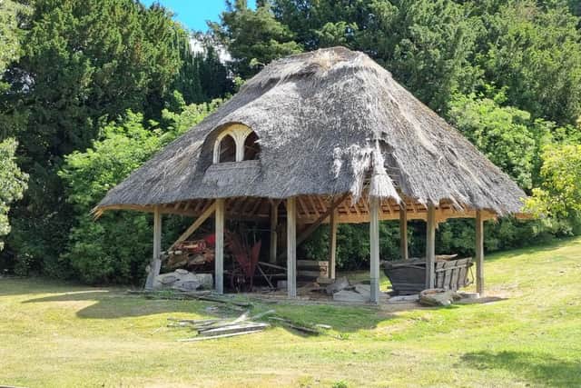 Knuston Hall used to offer courses in thatching and other traditional skills