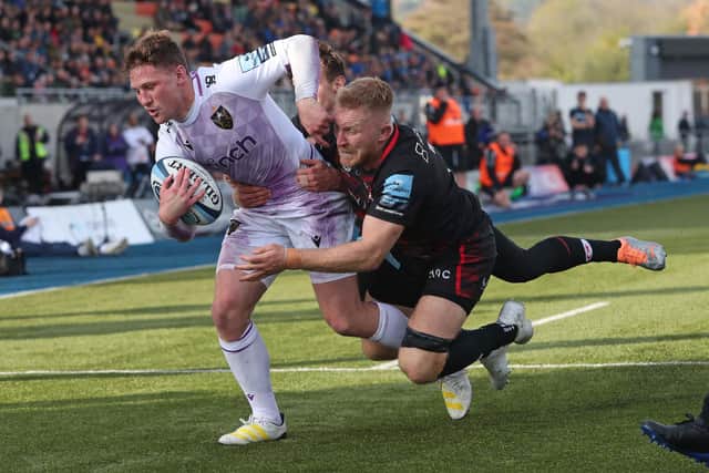 Fraser Dingwall scored a hat-trick but Saints lost at StoneX Stadium back in November