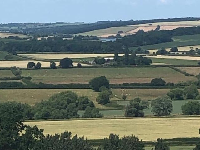 "Overlooking the countryside from Rockingham Castle, lovely views"
