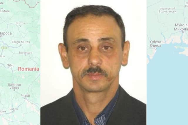 Eugen Gherebenes had been living in Dorking Walk, Corby. Image: Romanian Police / Google