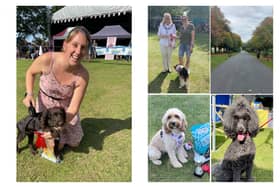Rushden locals brought their dogs to the walled gardens in Hall Park for 'Bark in the Park' last weekend