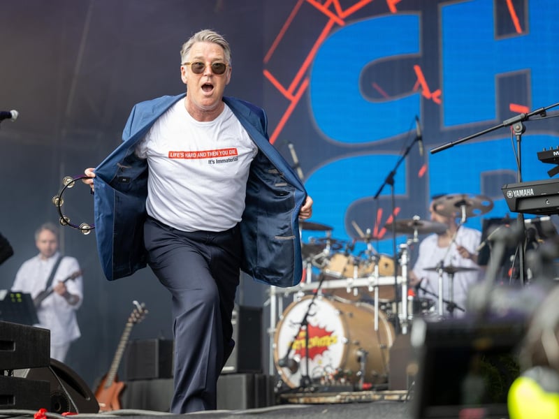 China Crisis on stage at Let’s Rock Northampton at Delapré Park on Saturday, June 15. Photo by David Jackson.