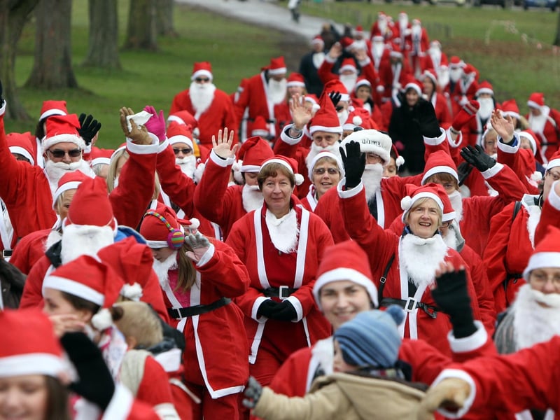 The 2010 Wicksteed Park Santa Saunter