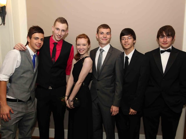 2011 Ferrers Specialist Arts College, Manor School, Rushden Community College and Huxlow College year 13 prom at the Park Inn. 
Adam Steel, Tom Candy, Elizabeth O'Connor, Matthew Lloyd, David Sharp and Sam Henman.