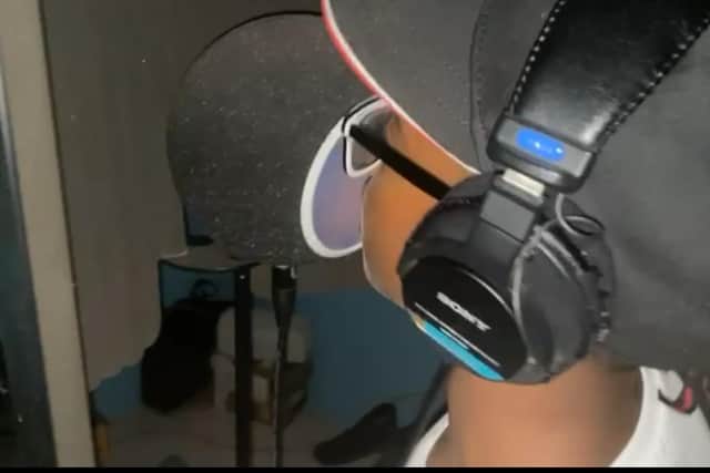 The recording of the track for NN-Off the Streets