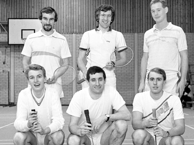 1988 BADMINTON TEAM AT MONTAGU SCHOOL