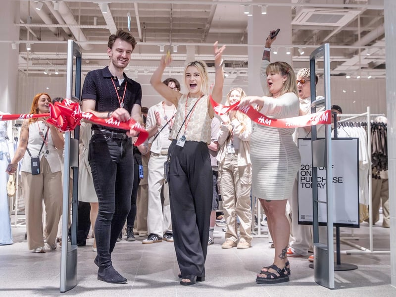 The international retailer has relocated from its Abington Street shop to the former New Look store inside the Grosvenor Centre