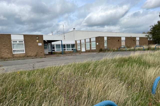 The former Aquascutum factory in Princewood Road, Corby