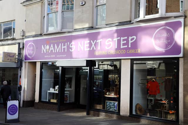 Wellingborough, Niamh's Next Step charity shop in Silver Street