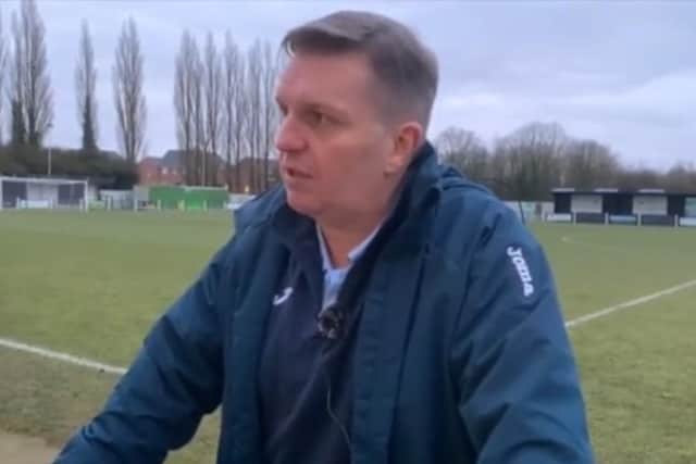 AFC Rushden & Diamonds manager Chris Nunn