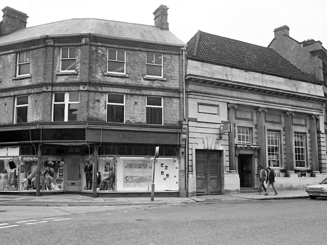 The corner of Market Street, Kettering in 1985