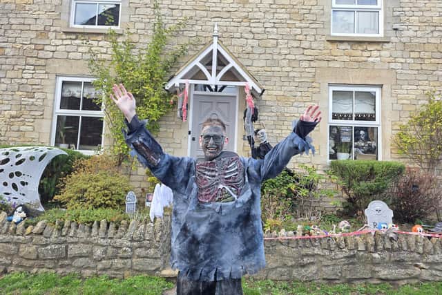Best day of the year! Harry Jacques creator of Harry's Haunted House fundraiser in Weldon/IMG