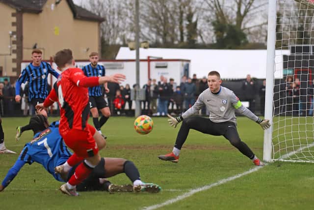 The Poppies fail to make the most of this opportunity against Long Eaton United (Picture: Pete Short)