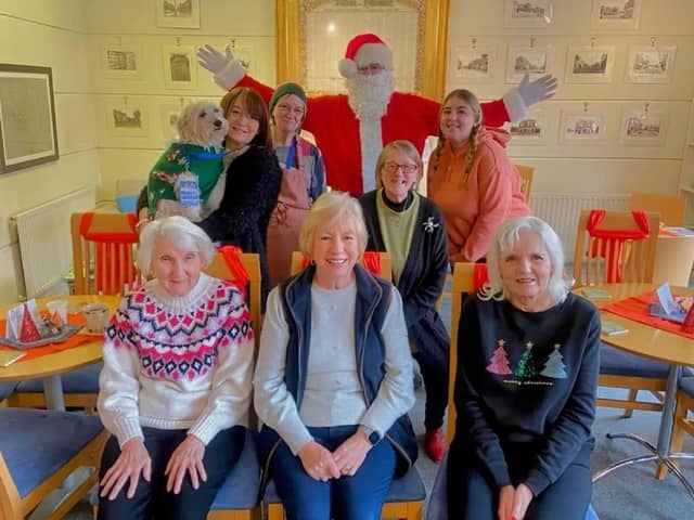 Santa with some of the RAHC team