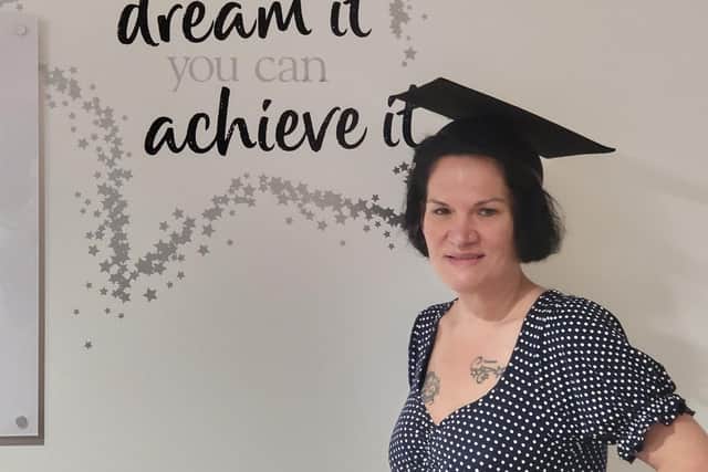 Teresa Seaton's graduation from the Slimming World Academy in 2022