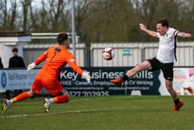 Jordon Crawford has signed a new deal to stay at Corby Town (Picture: Jim Darrah)