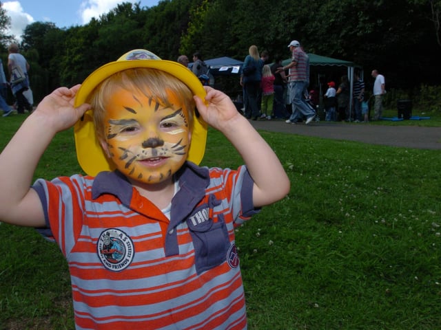 Corby Highland Gathering 2009: Harrison Webb enjoys the event