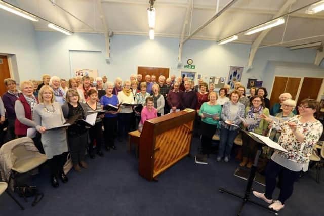 Cransley Hospice Community Choir, pictured in 2018