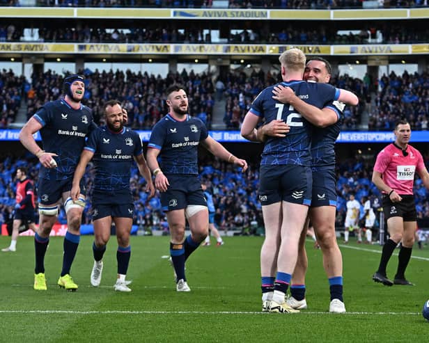 Leinster beat La Rochelle in the Investec Champions Cup quarter-final on April 13 (photo by Charles McQuillan/Getty Images) (Photo by Charles McQuillan/Getty Images)