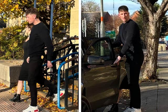 Josh Perkins leaves court this morning. Image: National World