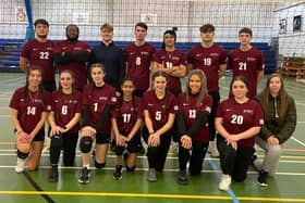 Tresham College's girls and boys volleyball teams