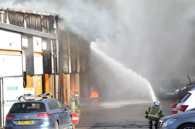 Kettering fire at Headlands MOT centre and garage