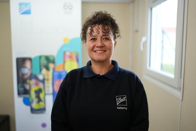 Davene Landsbury, recently recruited by Ball as a Team Leader at the new Kettering plant