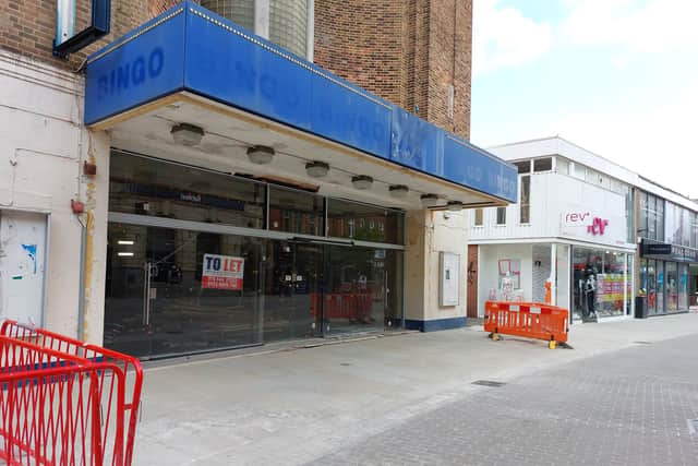 To let signs are currently up at the building