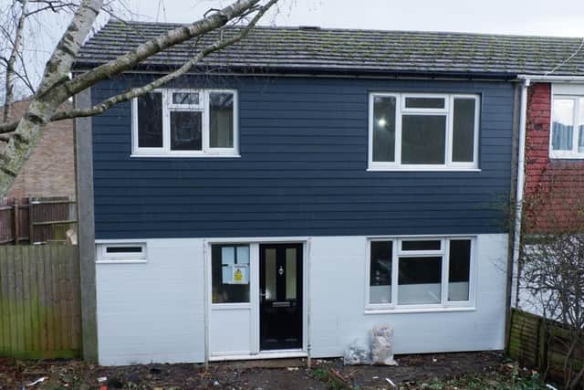 The transformed property in Wellingborough