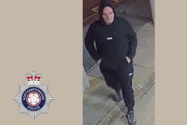 Police have released this image of the man they wish to speak to