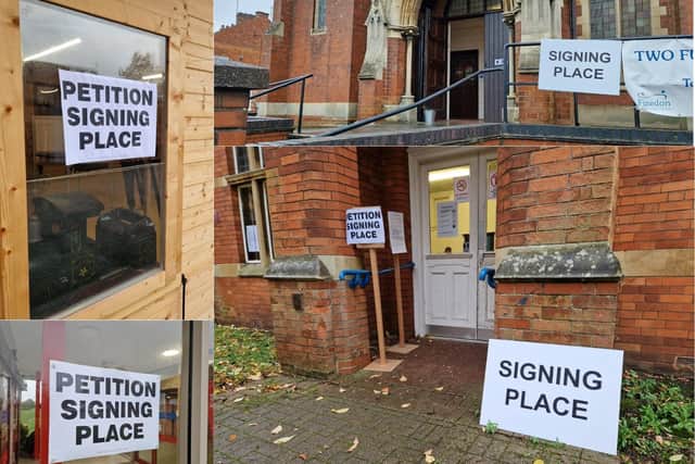 There have been nine signing places across the Wellingborough constituency/National World