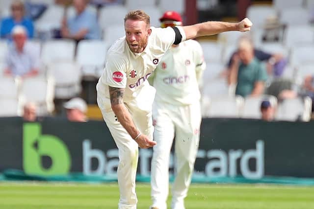 Luke Procter claimed two wickets for Northants