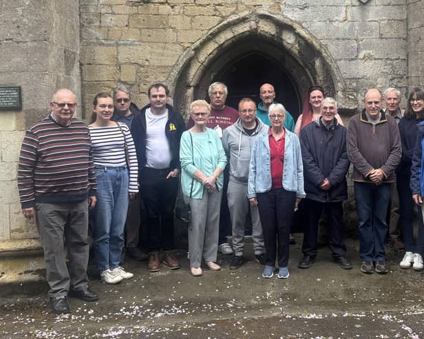 The ringers at St John the Baptist in Corby. Image: NW