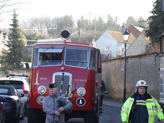Annual Boxing Day Squirt between Geddington Volunteer Fire Brigade and Northants Fire and Rescue at Geddington Ford/National World
