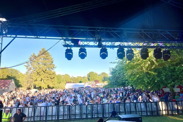 The crowds turned out for this year's event at Hall Park