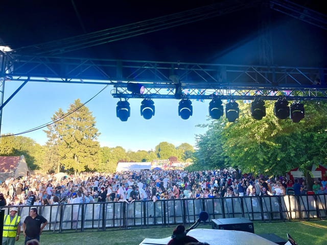 The crowds turned out for this year's event at Hall Park