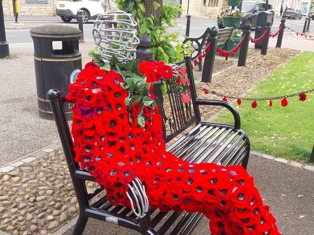 The Poppy Man in Higham Ferrers (Credit: Higham Ferrers Town Council)
