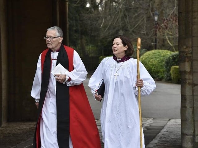The first female Bishop of Peterborough - the Right Rev Debbie Sellin - was installed at a special service at Peterborough Cathedral on Sunday. Bishop Debbie is the 39th Bishop of Peterborough. She was installed by the Archdeacon of Canterbury, on behalf of the Archbishop, and formally began her public ministry in the diocese, which includes Northamptonshire. She is an inspiration to people across the diocese and people from Northamptonshire were among those who witnessed this momentous occasion at the weekend