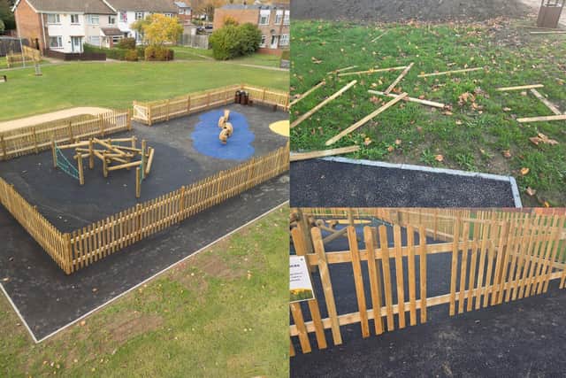 The ribbon was cut at the new playground by Greatwell Homes on November 6