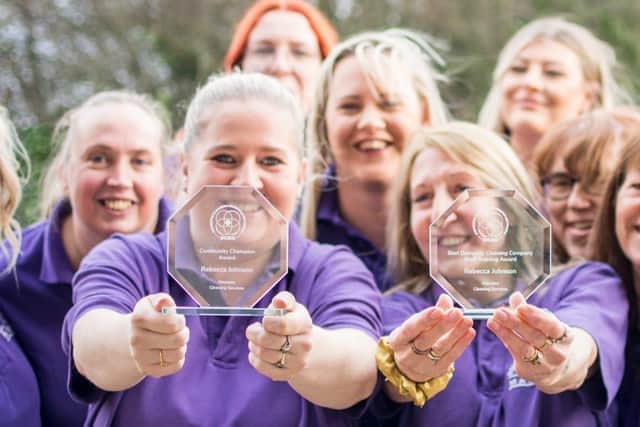Rebecca and her team